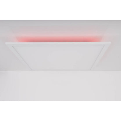 Smart Home LED -achtergrondverlichting Paneel zijlengte 45 cm, veel functies, transportlamp gemaakt van metaal en plastic, geïntegreerde LED's