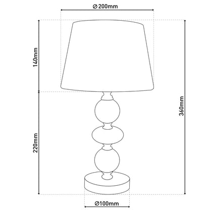 Keramische tafellamp "araga" 36 cm hoog, tafellamp gemaakt van metaal, keramiek, met tekstbladen, turquoise, met E14 -aansluiting, verlichting voor eetkamer, woonkamer, gang of kantoor