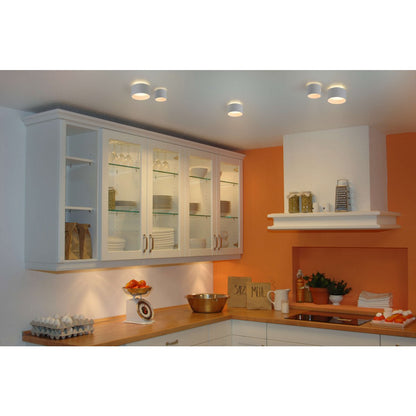 LED Spot "Trios" Ø 10 cm wit, gemaakt van metaal en plastic met geïntegreerde LED's