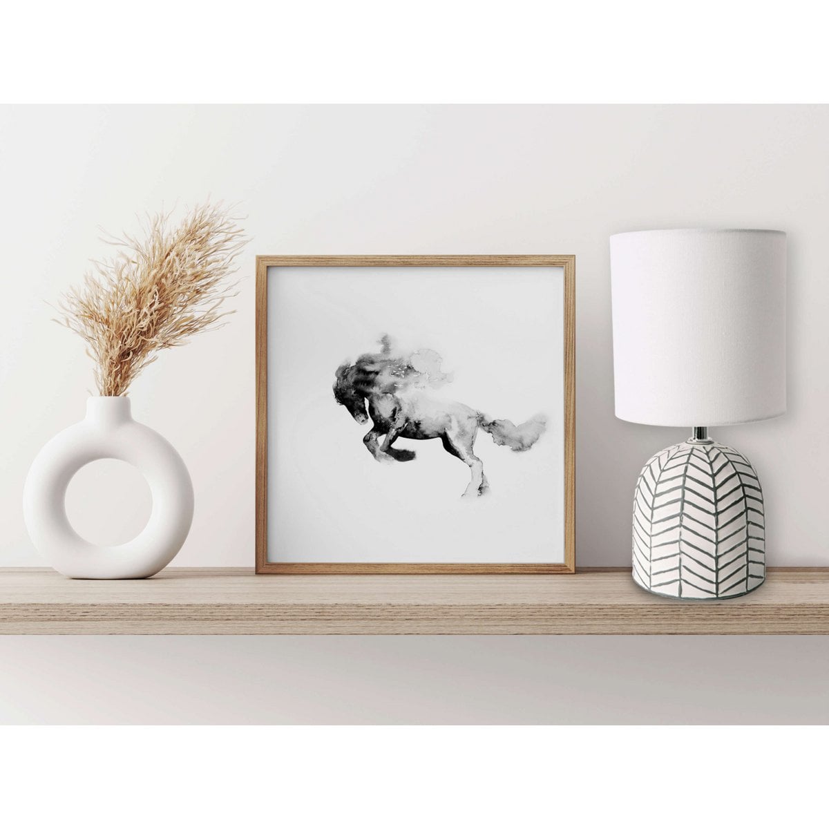 Keramisch tafellicht "folio" wit, tafellamp gemaakt van keramiek, wit, met E14 -aansluiting, voor eetkamer, woonkamer, gang of kantoor, 27,50 cm hoog