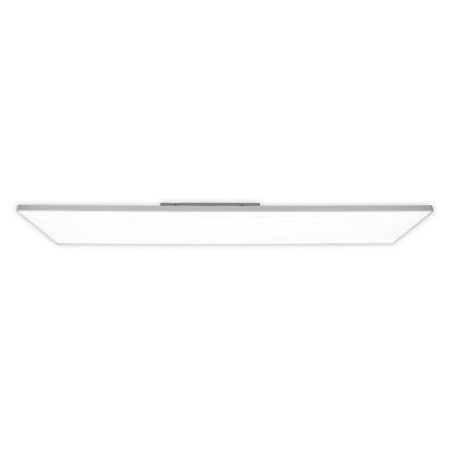 LED -paneel plafondlicht "Carente" lengte 119,5 cm, frameless, vele functies, gemaakt van metaal en plastic, witte, geïntegreerde LED's