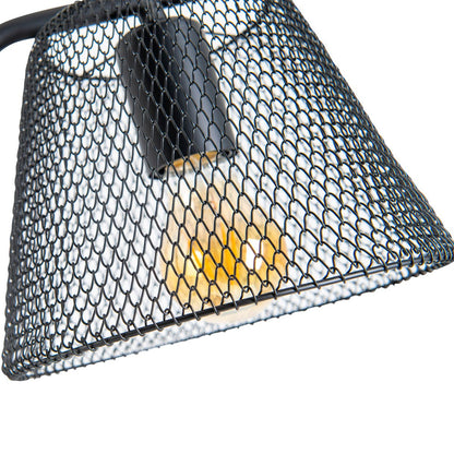 Tafellamp "Korie", metalen tafellamp in het zwart, met E27 -aansluiting, 50 cm hoog, voor woonkamer en kantoor.