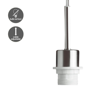 Home Sweet Home hanglamp Tube Deluxe, E27, warm wit, 50cm