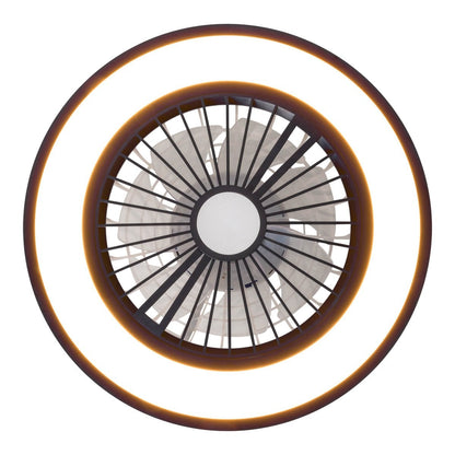 LED -plafondlichten + ventilator "arrioso" Ø 54 cm, gemaakt van metaal en plastic, met veel functies