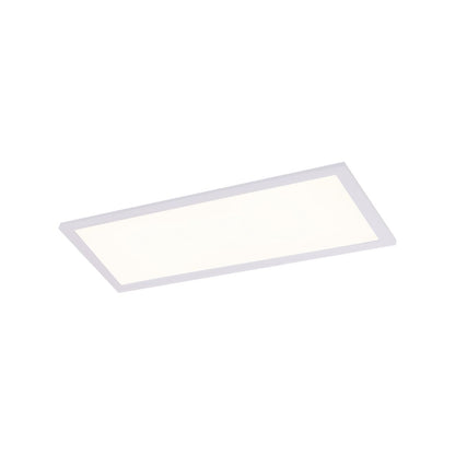 LED -assemblagepaneel "Nicola", montagelamp gemaakt van metaal en plastic met stevig ingebouwde LED's in neutraal wit, paneel voor interieurs 29,5 x59,5 cm