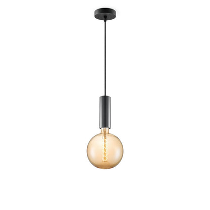 Home Sweet Home hanglamp zwart Saga - - dimbaar E27 amber
