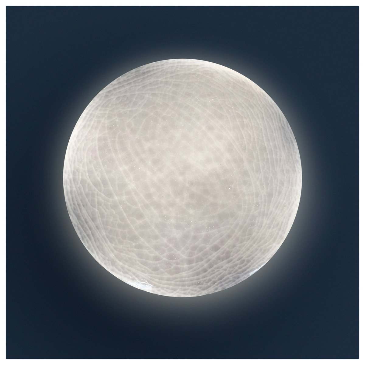 LED plafondlamp "Polaris" d: 48cm kristaleffect