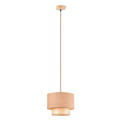 Home Sweet Home Hanglamp Cane Weave - hout - 30x30x129cm