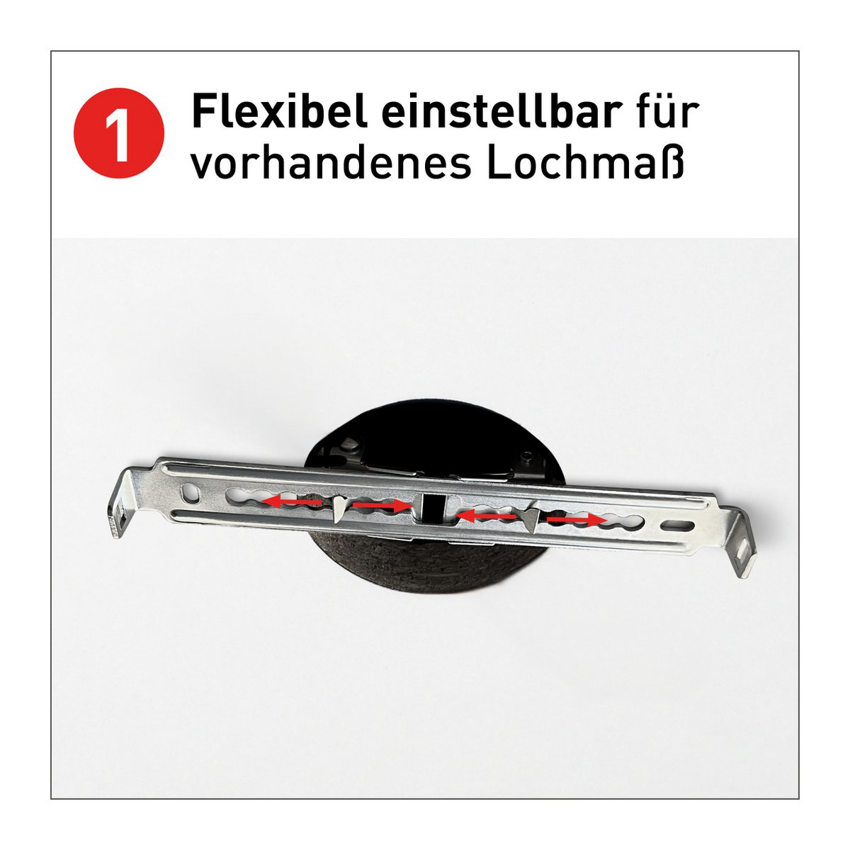 LED -plafondlamp "bonus" Ø29 cm, functionele lampinstallatie en structuur mogelijk, plafondlamp gemaakt van metaal en plastic in wit, met stevig geïnstalleerde LED's, waaronder CCT -kleurwisselaar