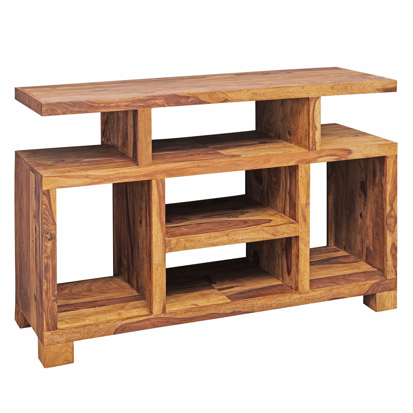 WOONEND  dressoir MUMBAI Sheesham massief hout 115 x 76 x 40 cm landelijke stijl Tv-ladekast met opbergvakken | TV-meubel Buffetkast echt hout met 4 poten