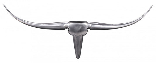 S wanddecoratie 74cm breed aluminium aluminium zilver aluminium decoratie wandgewei ontwerp decoratie