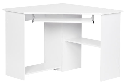 Residential Ling hoek computer bureau toetsenbord lade met Roman White