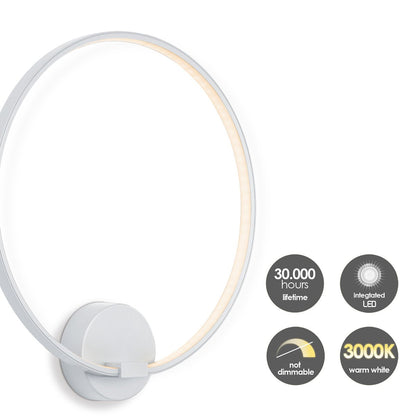 Home Sweet Home Design Led Wandlamp Eclips | 35/10/37.5cm | Aluminium