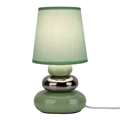 Keramische tafellamp "Stoney" Mint - Klassiek - Tabel Lay - - Mint - E14 - Geen informatie