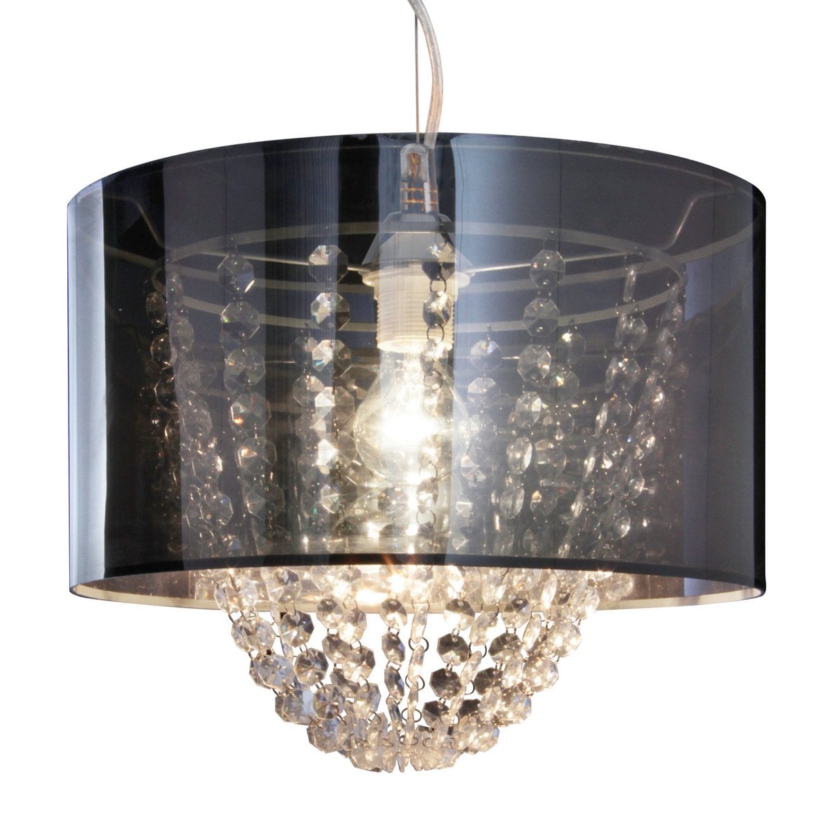 Decoratieve hanglamp "Crystallo" H: 29cm