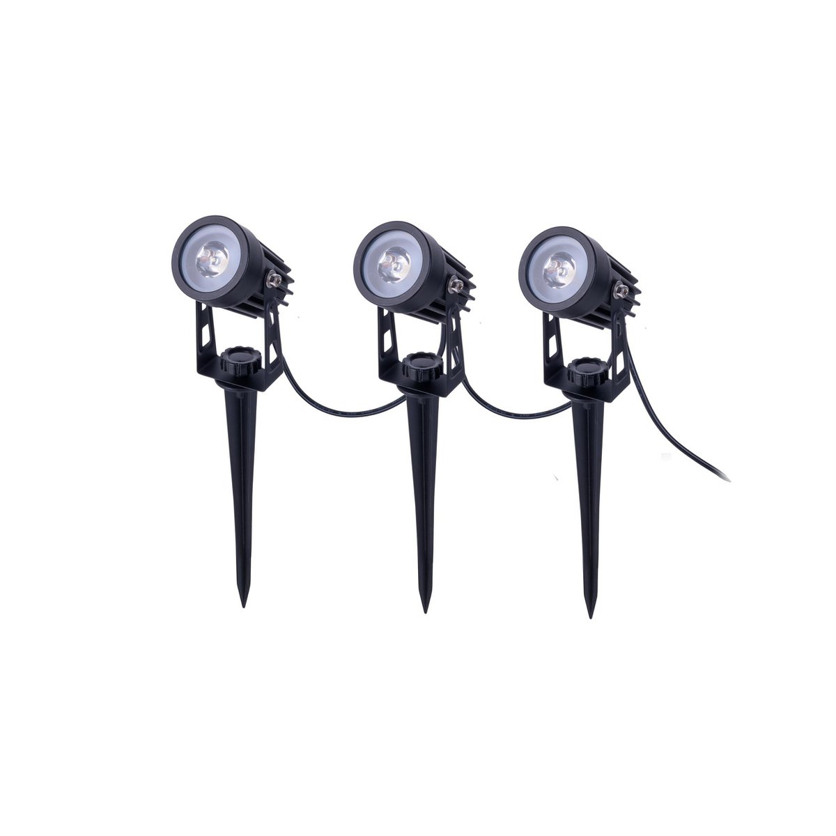LED-zonne-spot met 3 zitplaatsen met Earthspout "Spoti" "buiten en speerboeien