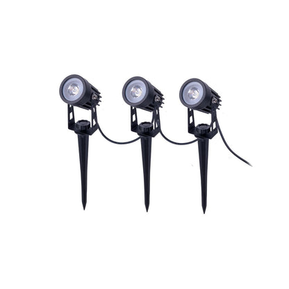 LED-zonne-spot met 3 zitplaatsen met Earthspout "Spoti" "buiten en speerboeien
