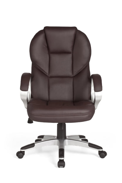 bureaustoel Matera  kunstleer bruine bureaustoel design  stoel  stoel met XXL bekleding 120kg