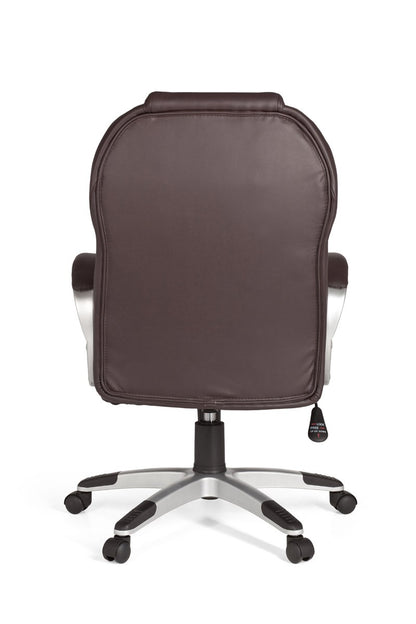 bureaustoel Matera  kunstleer bruine bureaustoel design  stoel  stoel met XXL bekleding 120kg