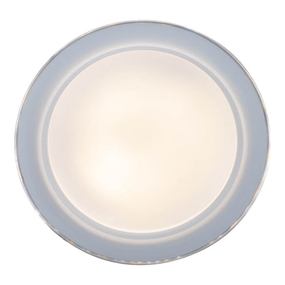 LED-plafondlicht "Claire" Ø 50,5 cm, 7,5 cm hoog, metaal en plastic in wit, geïntegreerde LED, 1600 lm, dimable, CCT-functie, 3000-5000 K, nachtlichtfunctie
