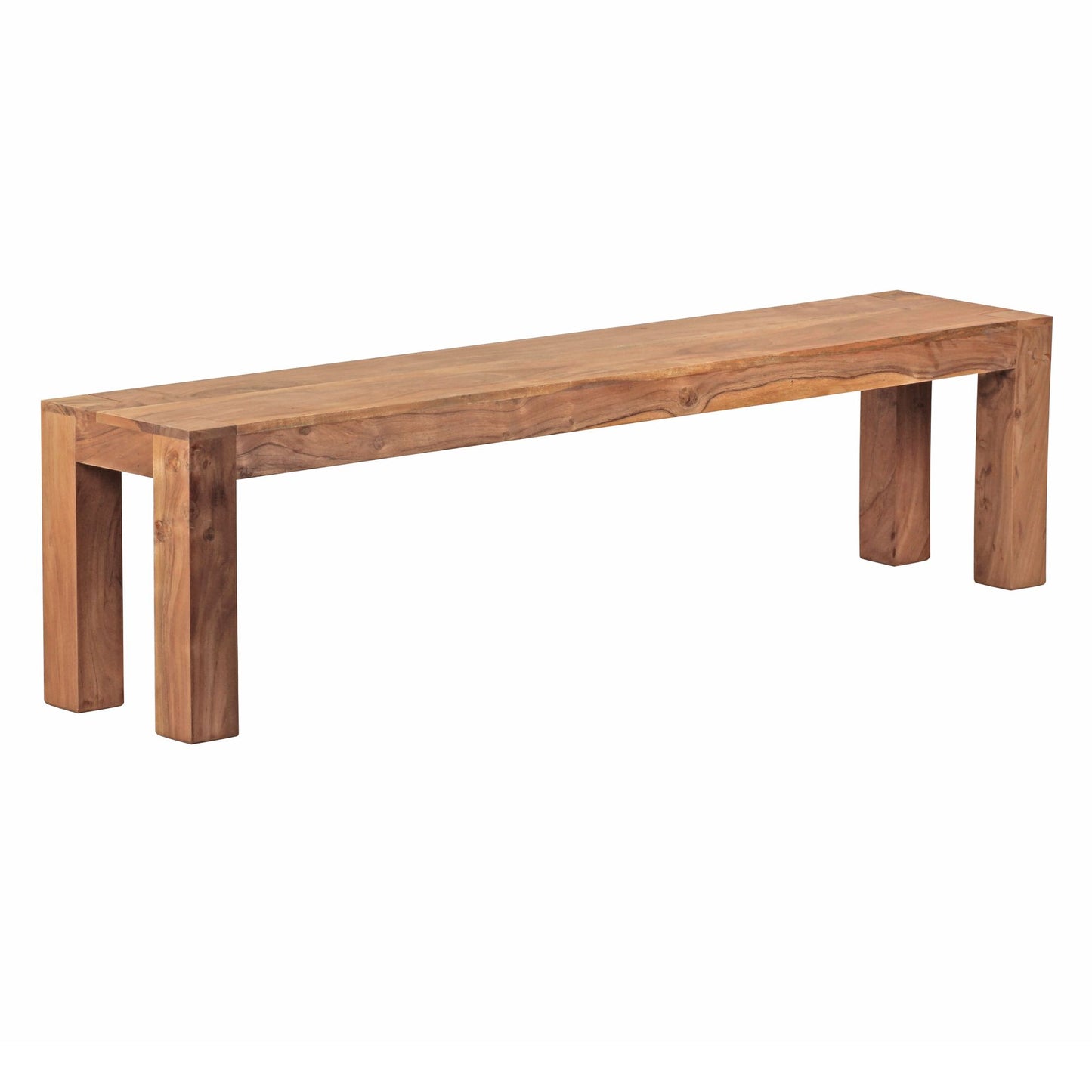 zitbank Massief houten Acacia 180 x 45 x 35 cm houten bank natuurlijk product keuken bank in landelijke stijl