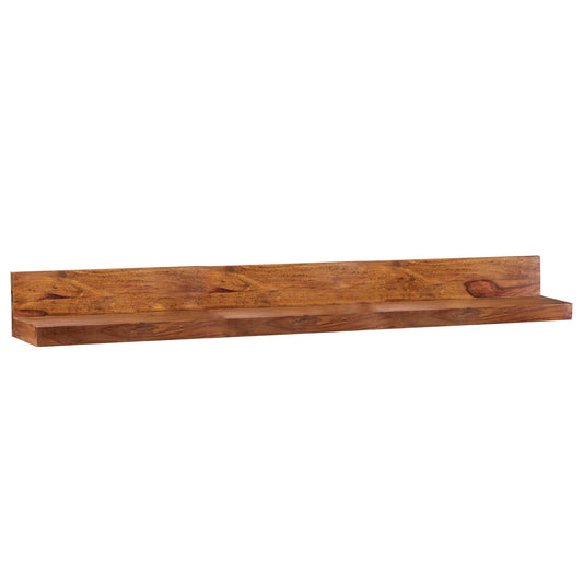 wandplank MUMBAI massief hout sheesham houten plank 160 cm landelijke stijl hangende plank echt houten wandplank natuurlijk product