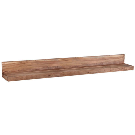 wandplank MUMBAI massief hout acaciahout plank 160 cm landelijke stijl hangplank echt hout wandplank natuurlijk product