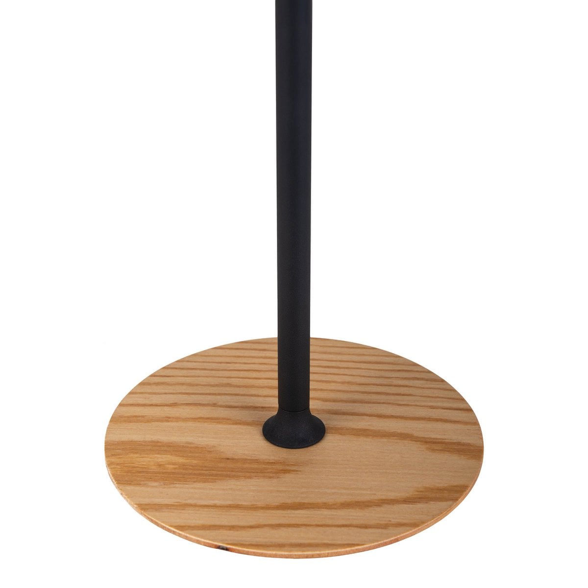 LED -batterijtafellamp magnetisch voor buiten en binnen, gemaakt van metaal en plastic in zwart, 36 cm hoog