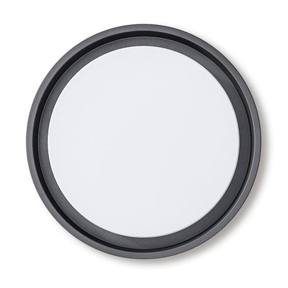 LED Outer Wall Lamp "Mio" Ø 17,5 cm gemaakt van antraciet -gekleurd metaal en plastic, IP54 voor ingang, balkon, terras