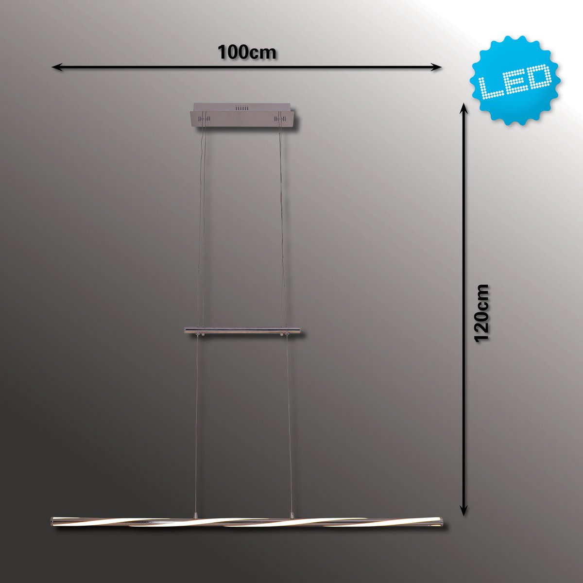 LED jojo hanglamp dimbaar "Twist"