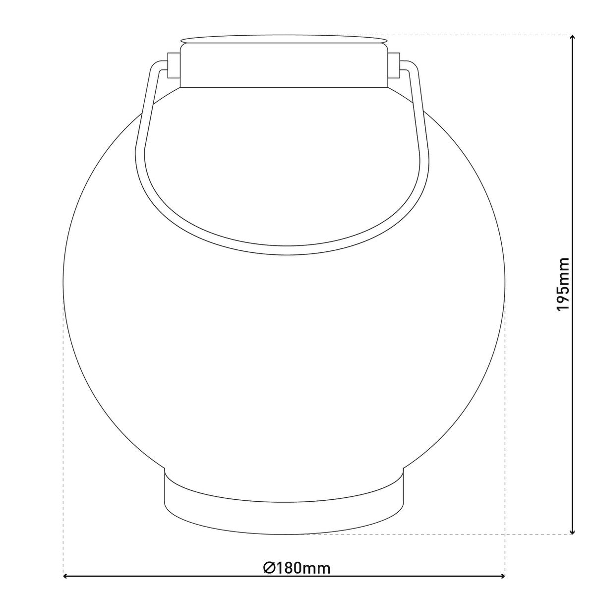 2 Set LED Decoratie Zonnelicht Ø 18 cm Buiten Decoratie gemaakt van metaal in wit met geïntegreerde LED's