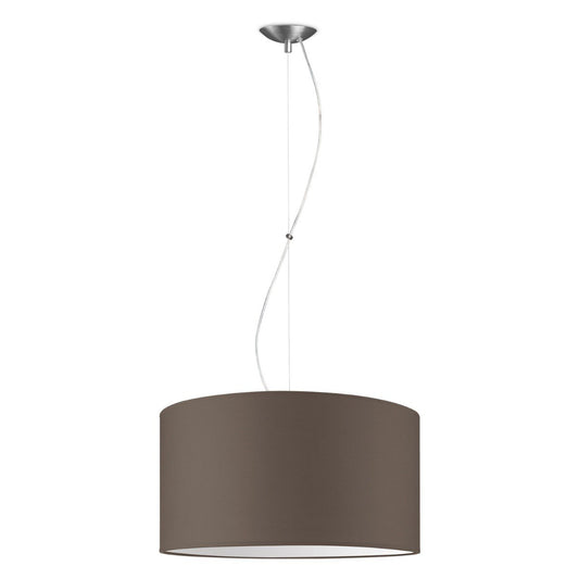 Home Sweet Home hanglamp Deluxe met lampenkap, E27, taupe, 50cm