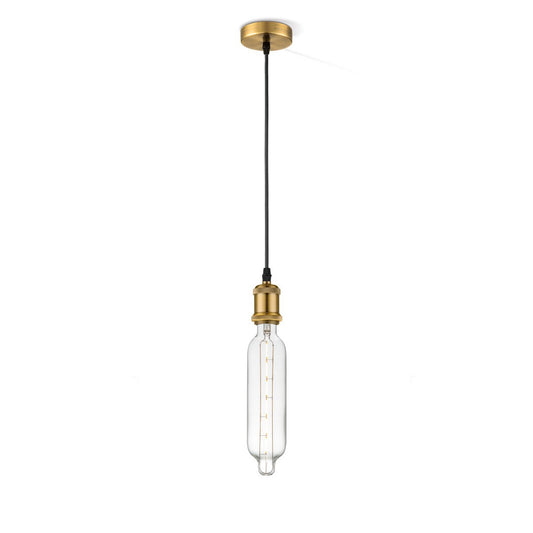 Home Sweet Home hanglamp brons vintage Tube - G78 - dimbaar E27 helder