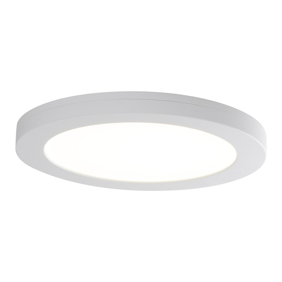LED-plafondlamp "bonus" Ø21,7 cm, functionele lichtinstallatie en structuur mogelijk, plafondlamp gemaakt van metaal en plastic in wit, met stevig ingebouwde LED's, waaronder CCT-kleurwisselaar