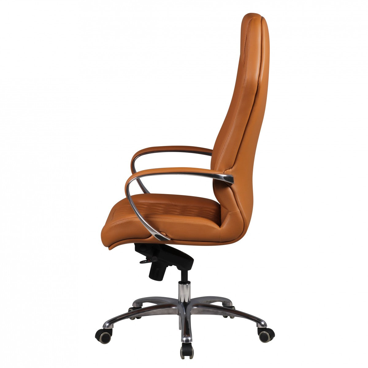 bureaustoel MONTEREY lederen bureaustoel Caramel 120KG Executive stoel hoge rug met hoofdsteun X-XL