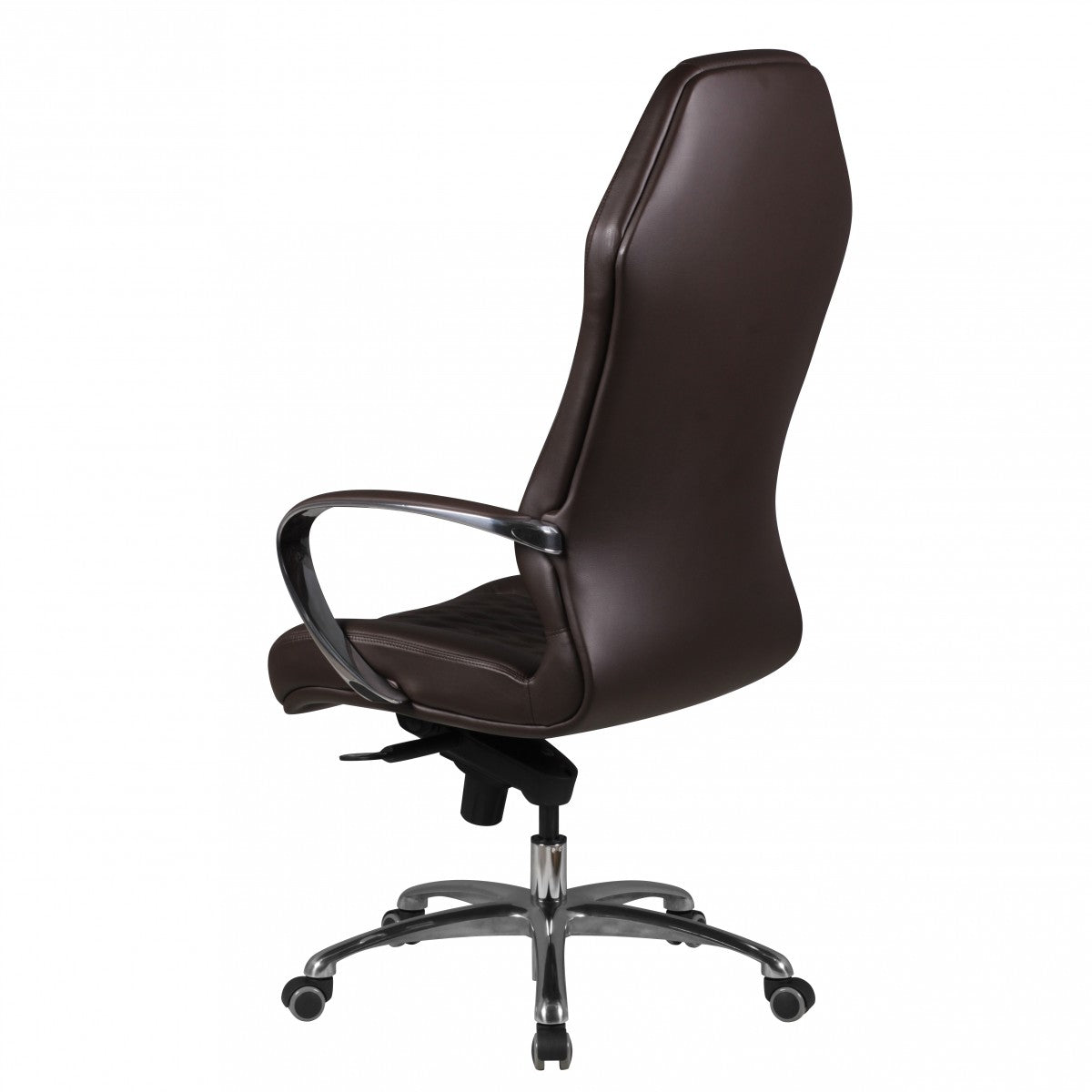 bureaustoel MONTEREY lederen bruine bureaustoel 120KG Executive stoel hoge rug met hoofdsteun X-XL