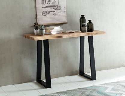 Console tafel GAYA massief acaciahout, bureau 120 cm