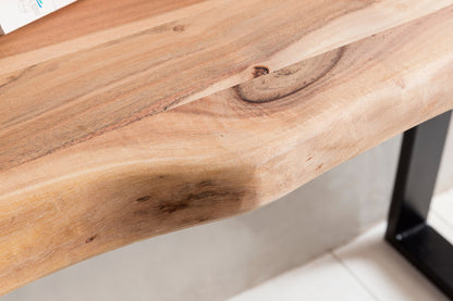 Console tafel GAYA massief acaciahout, bureau 120 cm