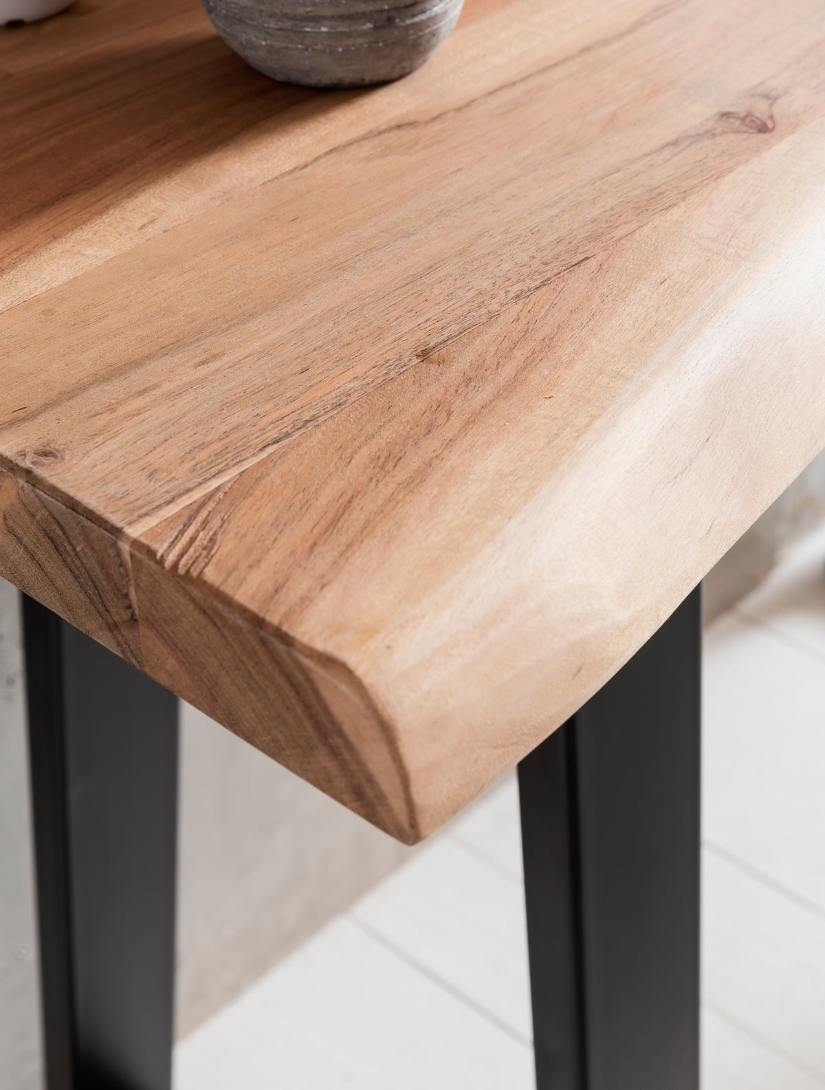 Console tafel GAYA massief acaciahout, bureau 120 cm