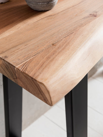 Console tafel GAYA massief acaciahout, bureau 120 cm