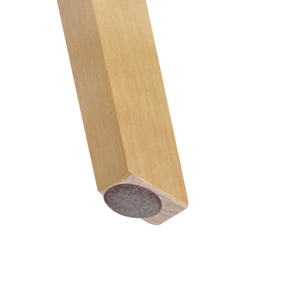 Set van 2 Retro Dining Chair lichtgrijs beklede stoel bekleding gecapitonneerde rugleuning design keuken Chair