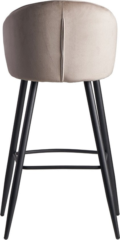 Sky Style Falun Velvet Barstoel Beige