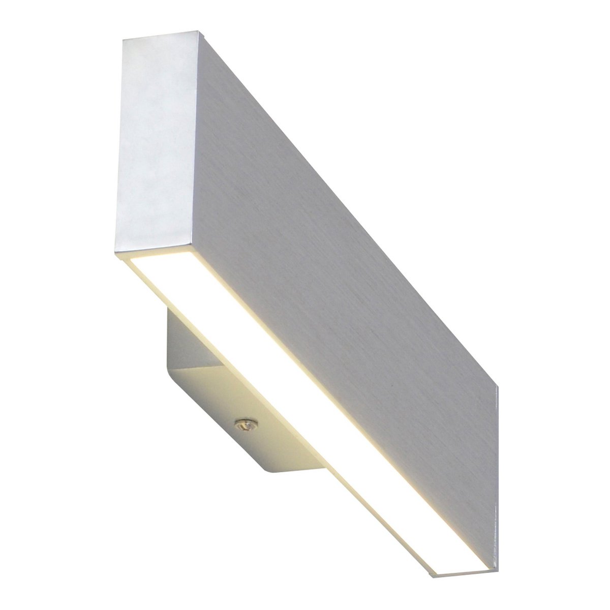 LED -wandlamp "Dubai", moderne wandlamp gemaakt van aluminium en plastic, stevig gebouwd -in LED's, 32 cm lang of hoog. Ideaal voor de verlichting van ingangen, gangen, voor het structureren van grote wandoppervlakken