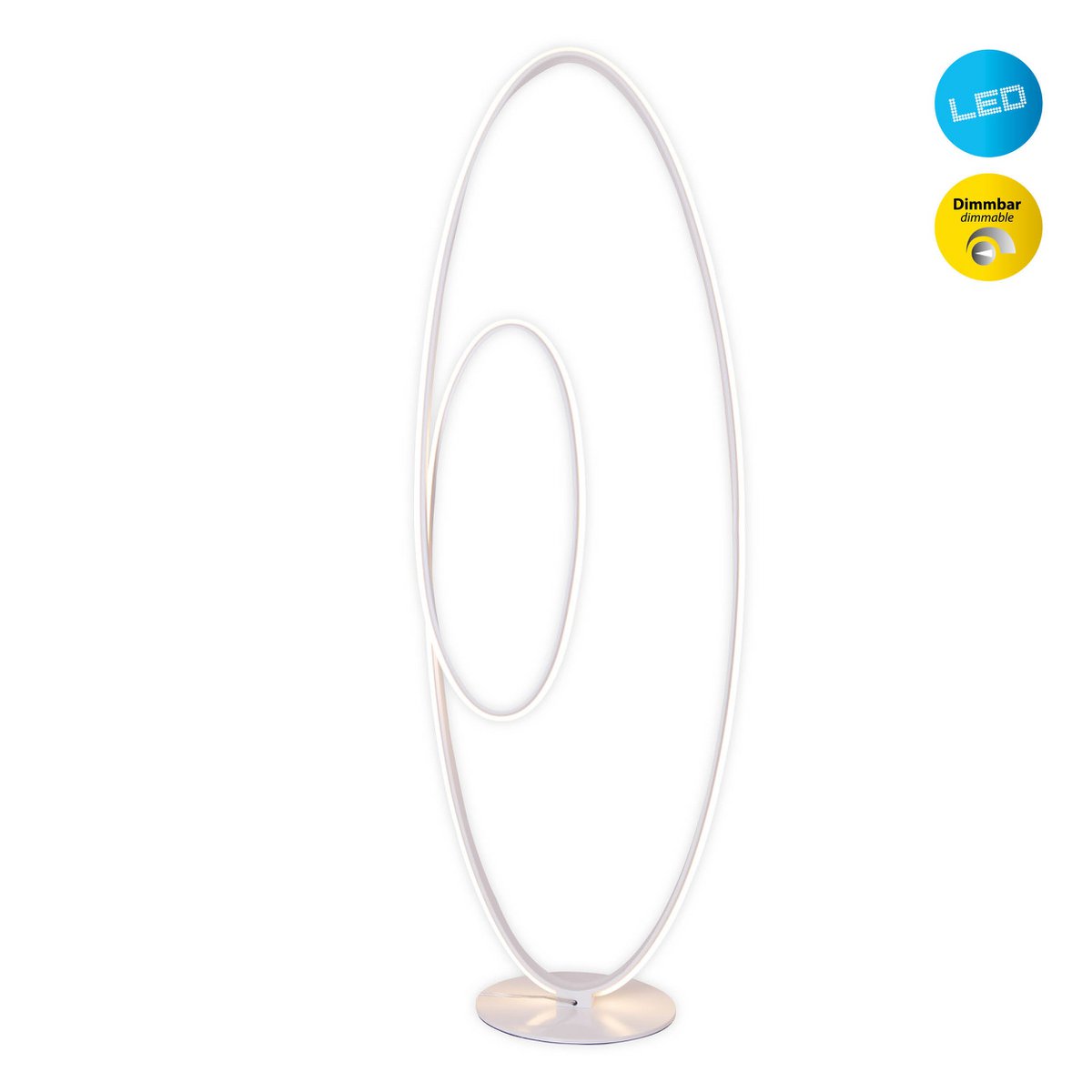 LED vloerlamp h: 120cm wit "Odrive"