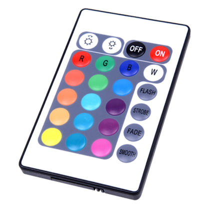 De LED "Stripe" buiten 500 cm, 24 watt, warm wit, met kleurwisselaar, dimbaar, inclusief afstandsbediening en accessoires