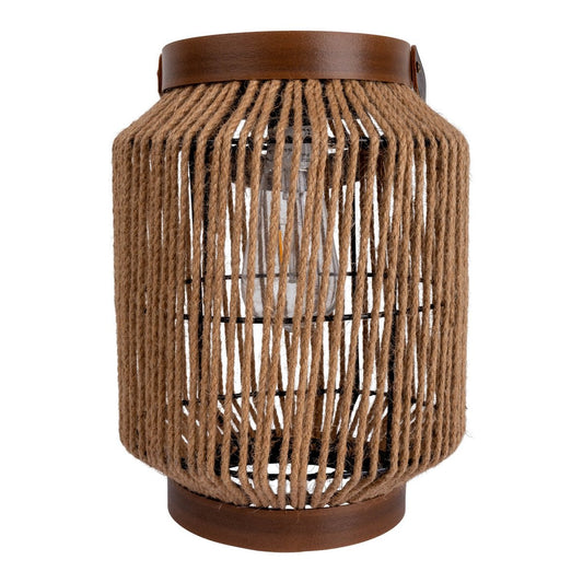 LED zonnelamp "Korbiniaanse" decoratie voor het buitengebied gemaakt van metaal, plastic en snoer in de natuur, met stevig ingebouwde LED's.