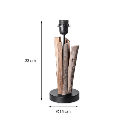 Home Sweet Home tafellamp voet Bindy 15/15/33cm - natuurlijk