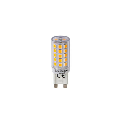 6-set LED-lamp G9, 3,5 watt, gemaakt van plastic, warm wit