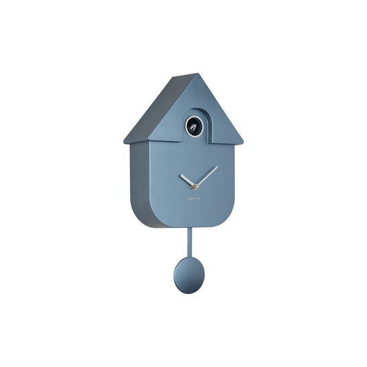 Wandklok Modern Koekoek Metallic