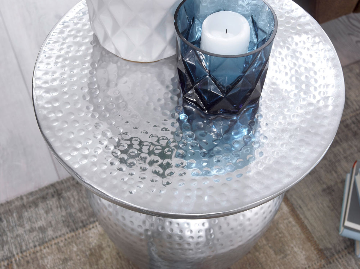 Bijzettafel DELYLA aluminium 36 x 46 x 36 cm tafel